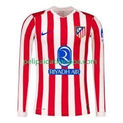 Atlético Madrid Koti Fanipelipaita (Miehet) 2025-2026 Pitkähihainen