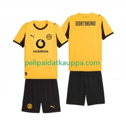 Borussia Dortmund Cup Koti Fanipelipaita (Lasten) 2025-2026 Lyhythihainen