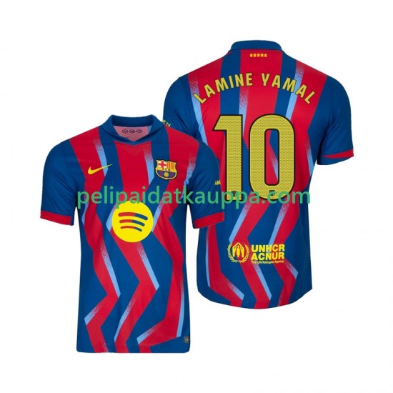 FC Barcelona Lamine Yamal 10 Neljäs Fanipelipaita (Miehet) 2025-2026 Lyhythihainen