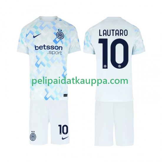Inter Milan Lautaro Martinez 10 Vieras Fanipelipaita (Lasten) 2025-2026 Lyhythihainen