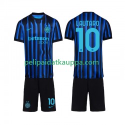 Inter Milan Lautaro Martinez 10 Koti Fanipelipaita (Lasten) 2025-2026 Lyhythihainen
