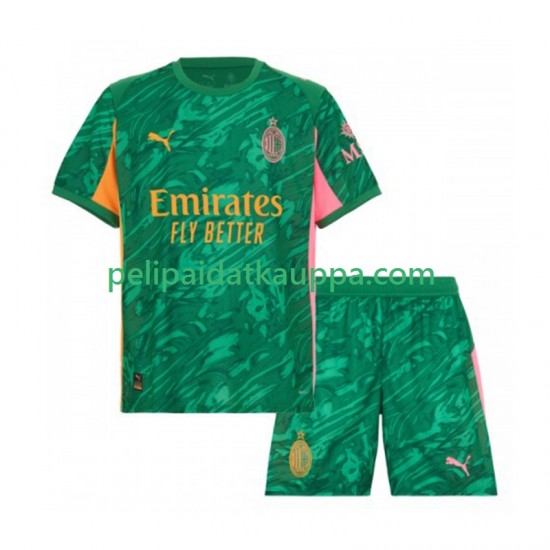 AC Milan Maalivahdin Vieras Fanipelipaita (Lasten) 2025-2026 Lyhythihainen AC Milan Maalivahdin Vieras Fanipelipaita (Lasten) 2025-2026 Lyhythihainen