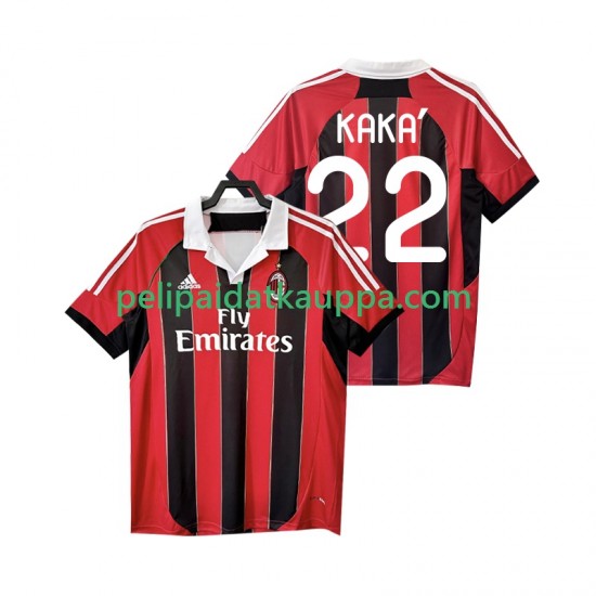 AC Milan KAKA 22 2012 2013 Retro Koti Fanipelipaita (Miehet) Lyhythihainen