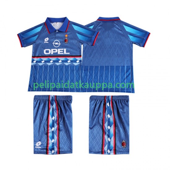 AC Milan 1995 1996 Retro Vieras Fanipelipaita (Lasten) Lyhythihainen