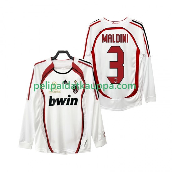 AC Milan MALDINI 3 2007 Retro Vieras Fanipelipaita (Miehet) 2006 Pitkähihainen