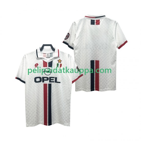 AC Milan 1996 1997 Retro Vieras Fanipelipaita (Miehet) Lyhythihainen