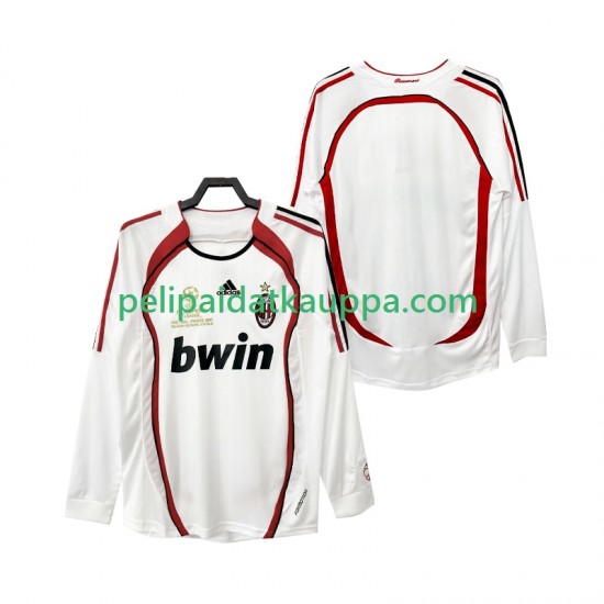 AC Milan 2007 Retro Vieras Fanipelipaita (Miehet) 2006 Pitkähihainen