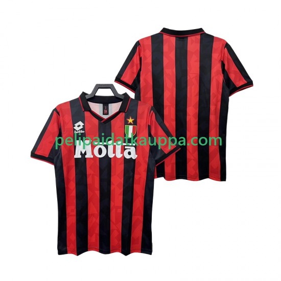AC Milan 1993 Retro Koti Fanipelipaita (Miehet) 1994 Lyhythihainen AC Milan 1993 Retro Koti Fanipelipaita (Miehet) 1994 Lyhythihainen