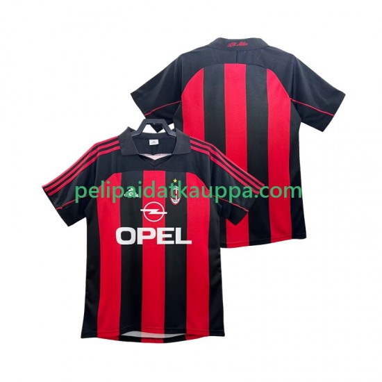 AC Milan 2000 Retro Koti Fanipelipaita (Miehet) 2002 Lyhythihainen AC Milan 2000 Retro Koti Fanipelipaita (Miehet) 2002 Lyhythihainen