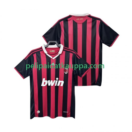 AC Milan 2009 Retro Koti Fanipelipaita (Miehet) 2010 Lyhythihainen AC Milan 2009 Retro Koti Fanipelipaita (Miehet) 2010 Lyhythihainen
