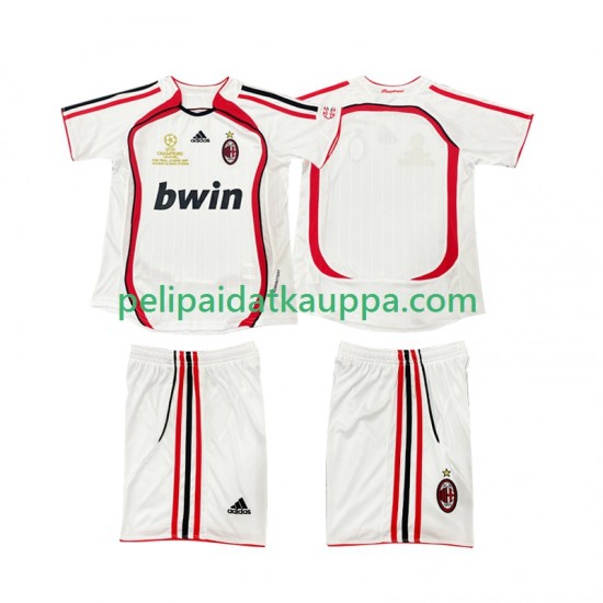 AC Milan 2007 Retro Vieras Fanipelipaita (Lasten) 2006 Lyhythihainen