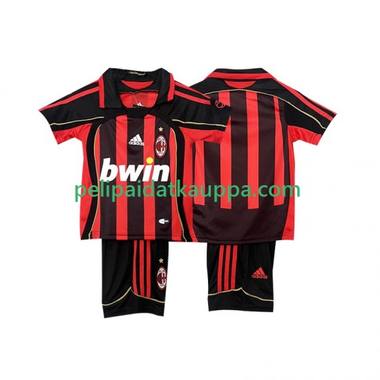 AC Milan 2007 Retro Koti Fanipelipaita (Lasten) 2006 Lyhythihainen AC Milan 2007 Retro Koti Fanipelipaita (Lasten) 2006 Lyhythihainen