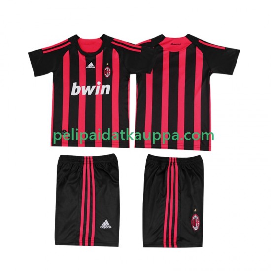 AC Milan 2009 Retro Koti Fanipelipaita (Lasten) 2008 Lyhythihainen AC Milan 2009 Retro Koti Fanipelipaita (Lasten) 2008 Lyhythihainen