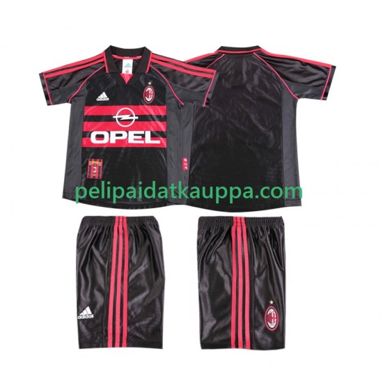 AC Milan Retro Kolmas Fanipelipaita (Lasten) 1998 1999 Lyhythihainen