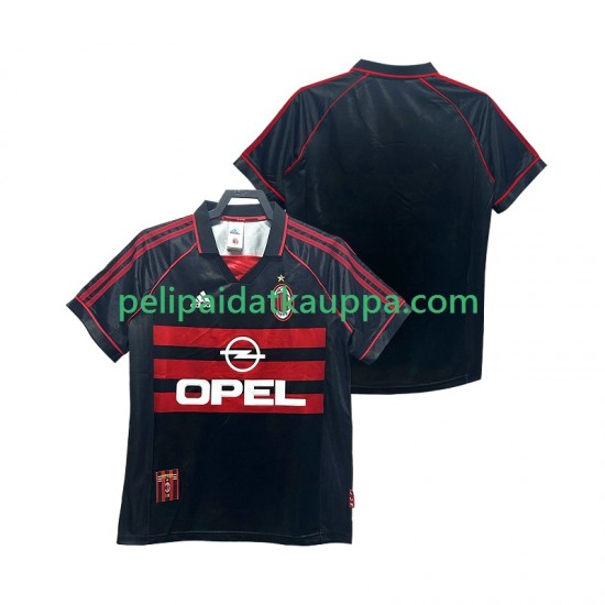 AC Milan Retro Kolmas Fanipelipaita (Miehet) 1998 1999 Lyhythihainen AC Milan Retro Kolmas Fanipelipaita (Miehet) 1998 1999 Lyhythihainen