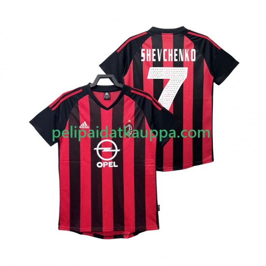 AC Milan SHEVCHENKO 7 2003 Retro Koti Fanipelipaita (Miehet) 2002 Lyhythihainen AC Milan SHEVCHENKO 7 2003 Retro Koti Fanipelipaita (Miehet) 2002 Lyhythihainen