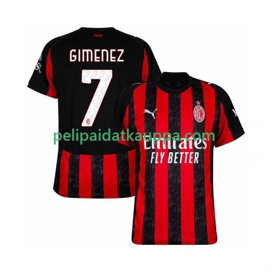 AC Milan Santiago Gimenez 7 Koti Fanipelipaita (Miehet) 2025-2026 Lyhythihainen AC Milan Santiago Gimenez 7 Koti Fanipelipaita (Miehet) 2025-2026 Lyhythihainen