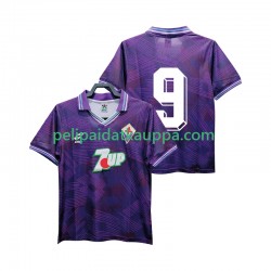 ACF Fiorentina 9 1992 1993 Retro Koti Fanipelipaita (Miehet) Lyhythihainen