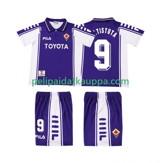 ACF Fiorentina BASTUTA 9 2000 Retro Koti Fanipelipaita (Lasten) 1999 Lyhythihainen