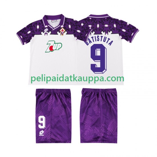 ACF Fiorentina BATISTUTA 9 1992 1993 Retro Vieras Fanipelipaita (Lasten) Lyhythihainen