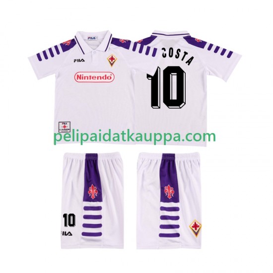 ACF Fiorentina RUI COSTA 10 Retro Vieras Fanipelipaita (Lasten) 1998 1999 Lyhythihainen