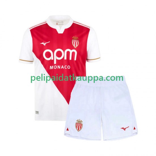 AS Monaco Koti Fanipelipaita (Lasten) 2025-2026 Lyhythihainen