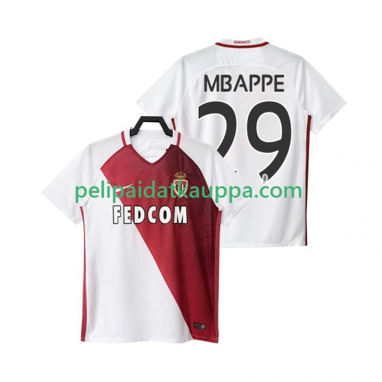 AS Monaco Mbappé 29 2016 2017 Koti Fanipelipaita (Miehet) Lyhythihainen