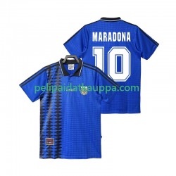Argentiina MARADONA 10 Retro Vieras Fanipelipaita (Miehet) 1994 Lyhythihainen