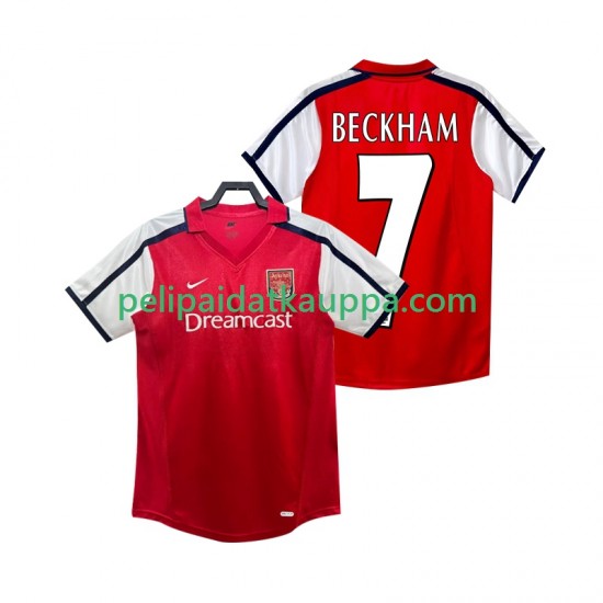 Arsenal BECKHAM 7 2001 Retro Koti Fanipelipaita (Miehet) 2002 Lyhythihainen Arsenal BECKHAM 7 2001 Retro Koti Fanipelipaita (Miehet) 2002 Lyhythihainen