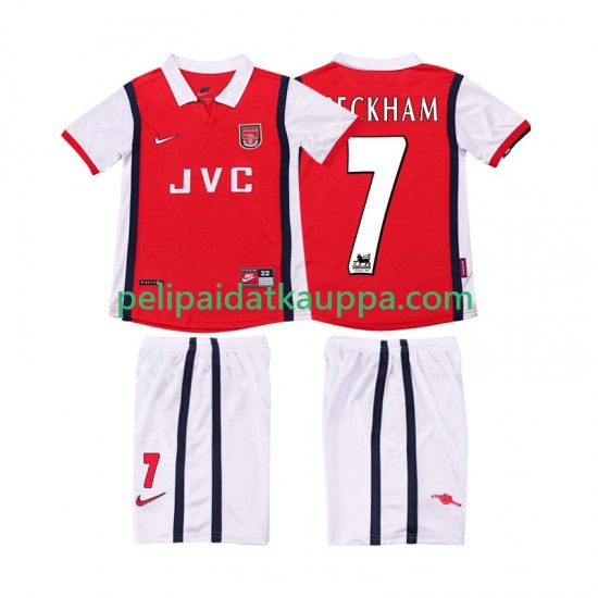 Arsenal BECKHAM 7 Retro Koti Fanipelipaita (Lasten) 1998 1999 Lyhythihainen Arsenal BECKHAM 7 Retro Koti Fanipelipaita (Lasten) 1998 1999 Lyhythihainen