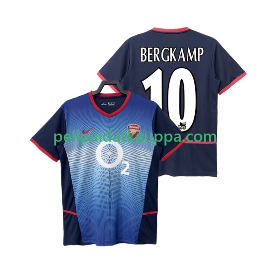 Arsenal BERGKAMP 10 Retro Vieras Fanipelipaita (Miehet) 2004 2002 Lyhythihainen