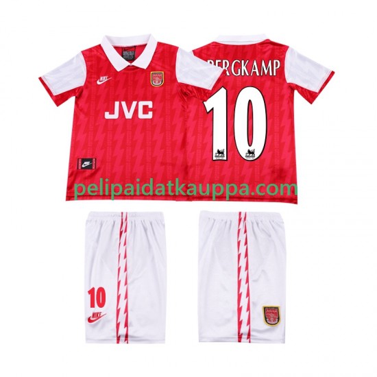 Arsenal BERGKAMP 10 1996 Retro Koti Fanipelipaita (Lasten) 1994 Lyhythihainen