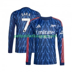 Arsenal Bukayo Saka 7 Vieras Fanipelipaita (Miehet) 2025-2026 Pitkähihainen