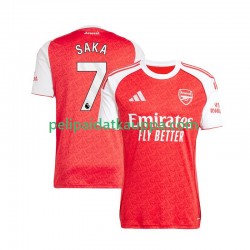 Arsenal Bukayo Saka 7 Koti Fanipelipaita (Miehet) 2025-2026 Lyhythihainen
