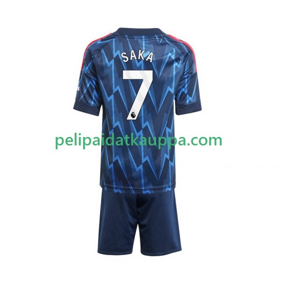 Arsenal Bukayo Saka 7 Vieras Fanipelipaita (Lasten) 2025-2026 Lyhythihainen