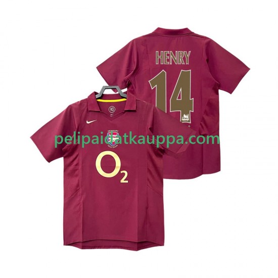 Arsenal Henry 14 2005 Retro Koti Fanipelipaita (Miehet) 2006 Lyhythihainen