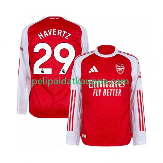 Arsenal Kai Havertz 29 Koti Fanipelipaita (Miehet) 2025-2026 Pitkähihainen Arsenal Kai Havertz 29 Koti Fanipelipaita (Miehet) 2025-2026 Pitkähihainen