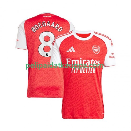 Arsenal Martin Odegaard 8 Koti Fanipelipaita (Miehet) 2025-2026 Lyhythihainen Arsenal Martin Odegaard 8 Koti Fanipelipaita (Miehet) 2025-2026 Lyhythihainen