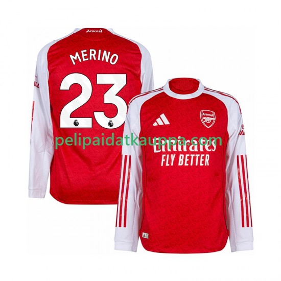 Arsenal Merino 23 Koti Fanipelipaita (Miehet) 2025-2026 Pitkähihainen Arsenal Merino 23 Koti Fanipelipaita (Miehet) 2025-2026 Pitkähihainen