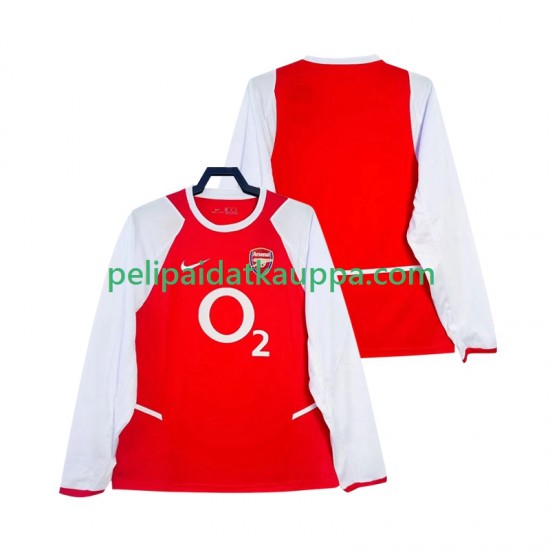 Arsenal 2003 Retro Koti Fanipelipaita (Miehet) 2002 Pitkähihainen