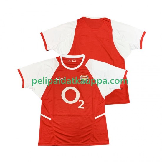 Arsenal 2003 Retro Koti Fanipelipaita (Miehet) 2002 Lyhythihainen