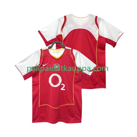 Arsenal 2005 Retro Koti Fanipelipaita (Miehet) 2004 Lyhythihainen Arsenal 2005 Retro Koti Fanipelipaita (Miehet) 2004 Lyhythihainen