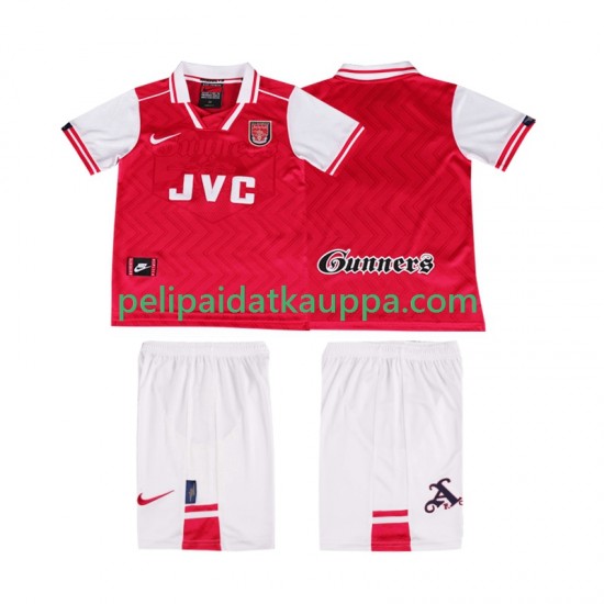 Arsenal 1996 1997 Retro Koti Fanipelipaita (Lasten) Lyhythihainen