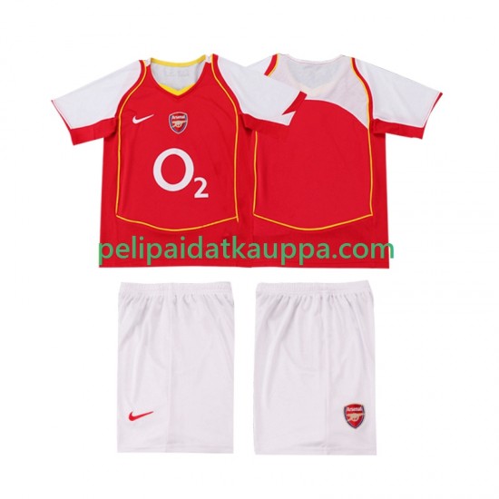 Arsenal 2005 Retro Koti Fanipelipaita (Lasten) 2004 Lyhythihainen