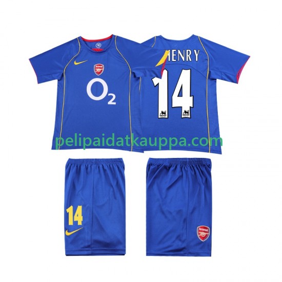 Arsenal Thierry Henry 14 2005 Retro Vieras Fanipelipaita (Lasten) 2004 Lyhythihainen