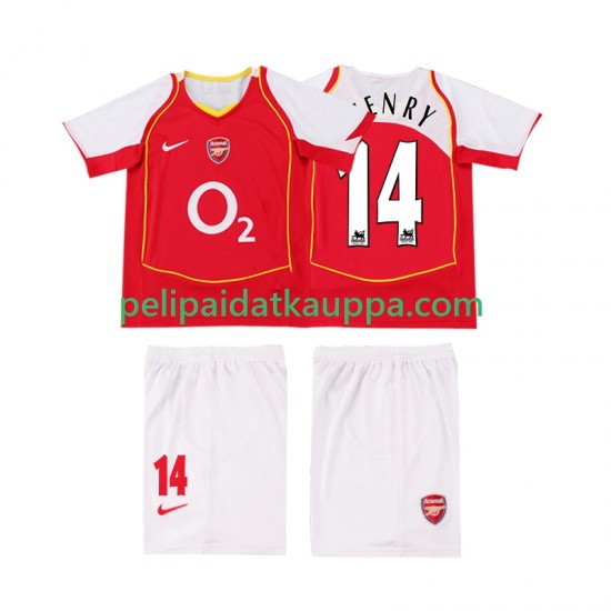 Arsenal Thierry Henry 14 2005 Retro Koti Fanipelipaita (Lasten) 2004 Lyhythihainen Arsenal Thierry Henry 14 2005 Retro Koti Fanipelipaita (Lasten) 2004 Lyhythihainen