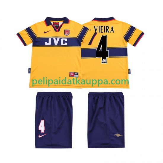 Arsenal VIEIRA 4 1997 Retro Vieras Fanipelipaita (Lasten) 1999 Lyhythihainen Arsenal VIEIRA 4 1997 Retro Vieras Fanipelipaita (Lasten) 1999 Lyhythihainen