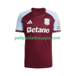 Aston Villa Koti Fanipelipaita (Miehet) 2025-2026 Lyhythihainen