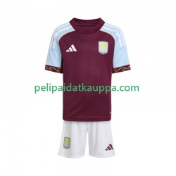 Aston Villa Koti Fanipelipaita (Lasten) 2025-2026 Lyhythihainen