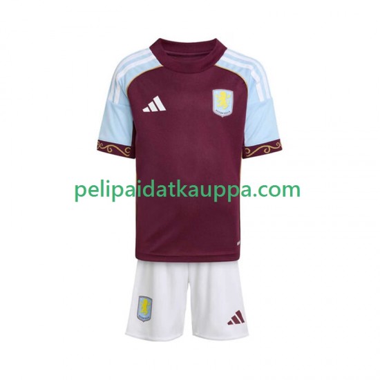 Aston Villa Koti Fanipelipaita (Lasten) 2025-2026 Lyhythihainen